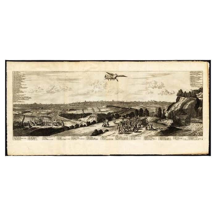 Antique Print Of Edo By Van Der Aa, Circa 1725