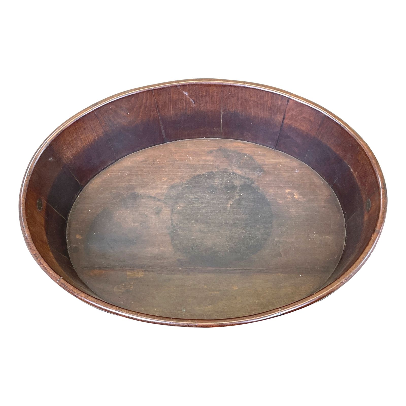 Georgian 18th Century Mahogany Oval Open Wine Cooler (England, Circa 1770) photo 4200.0