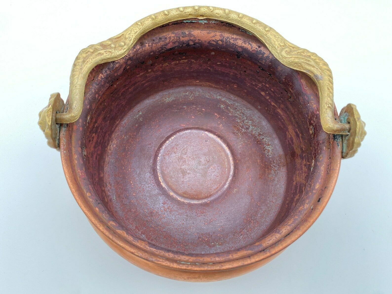 Vintage Copper Pot, Copper Cookware, Copper Kitchenware, Copper Flower Pot, Antique Plant Pot, Vintage Planter, Vintage Copper Planter photo vintage