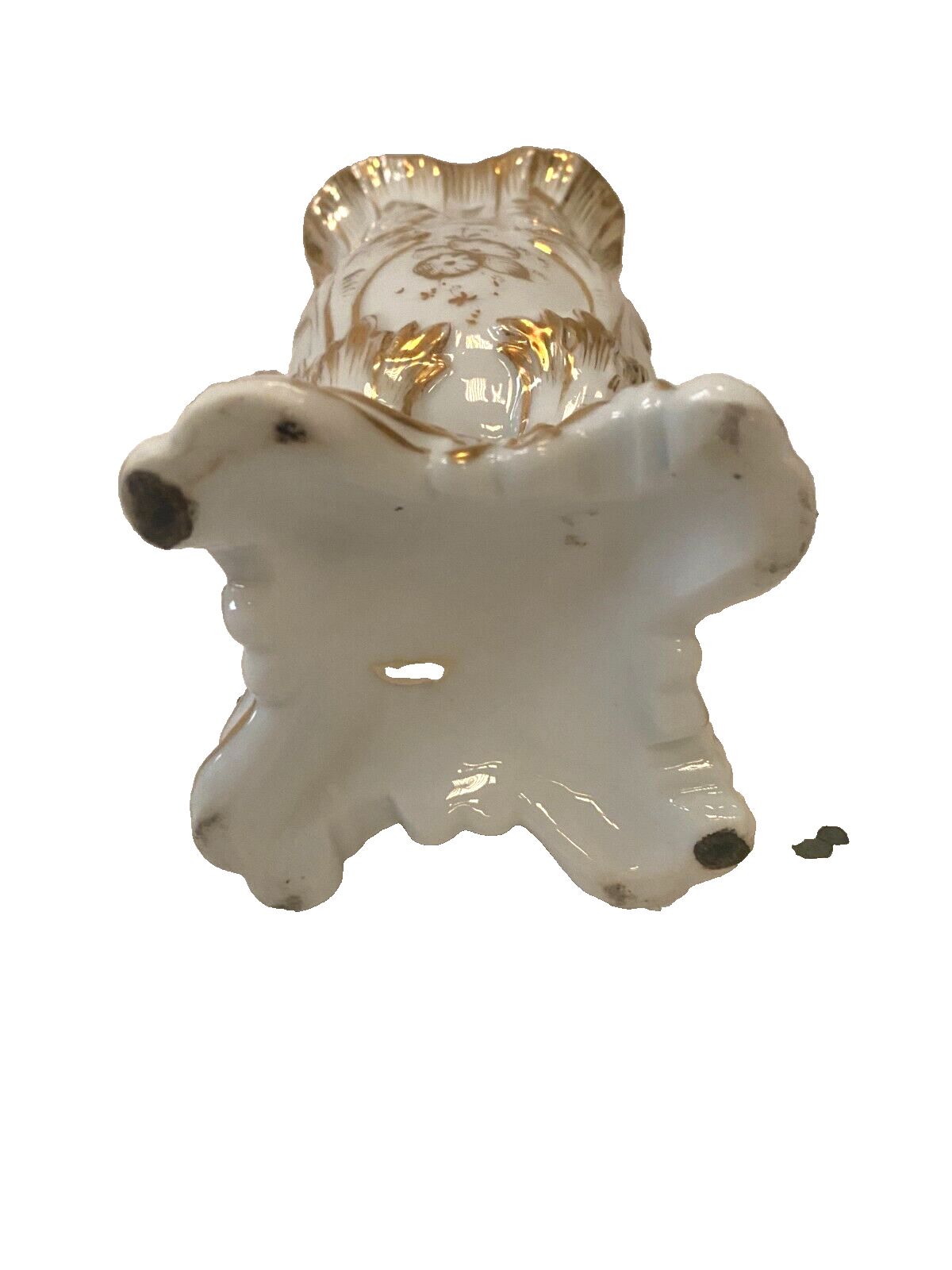 Old Paris Porcelain Vase With 20th Century Floral Decoration photo for sale