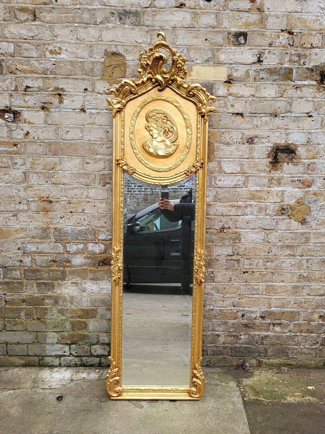 Antique Style French Gold Gilt Framed Ornate Mirror