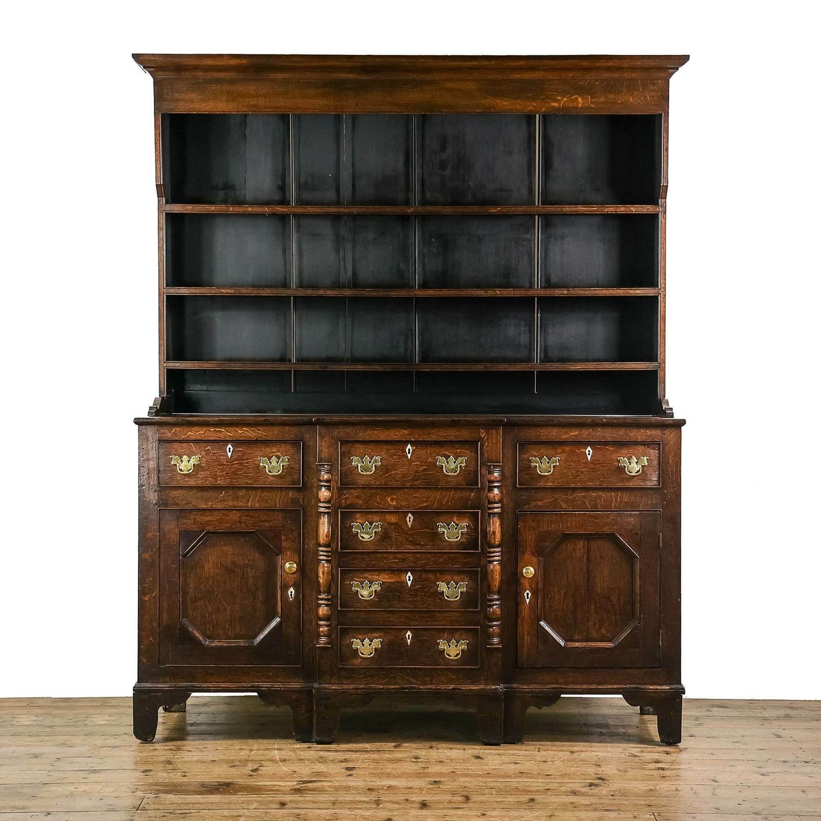 Large Antique North Wales Anglesey Oak Dresser