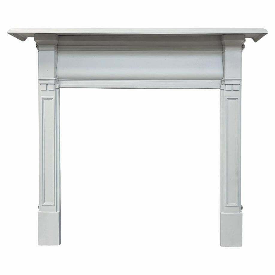 Antique Victorian Cast Iron Fireplace Surround