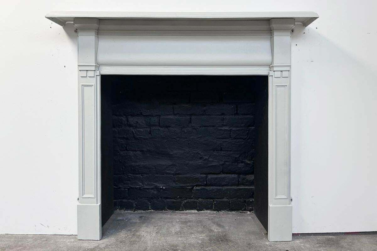 Antique Victorian Cast Iron Fireplace Surround photo furniture