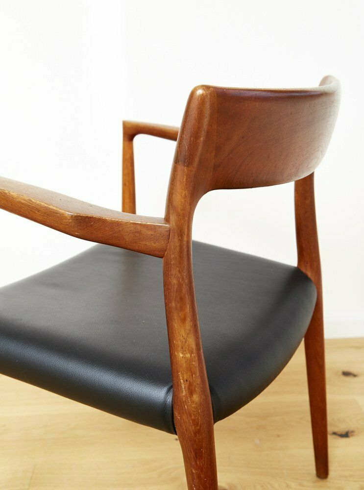 Furniture Model 57 Chair In Teak By Niels Otto Møller For J.L. Møllers, 1970s photo