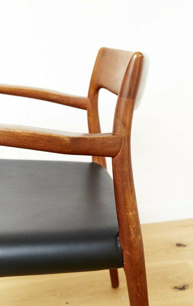photo vinterior Model 57 Chair In Teak By Niels Otto Møller For J.L. Møllers, 1970s