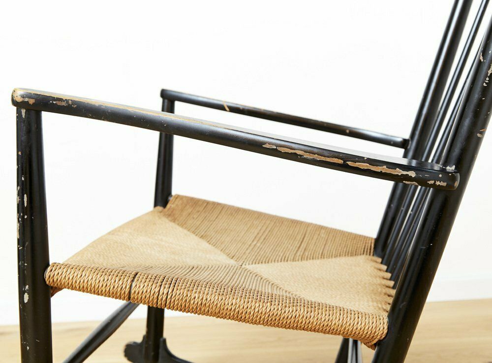 950.0 Rocking Chair J16 By Hans Wegner For Fdb Møbler, 1944 photo