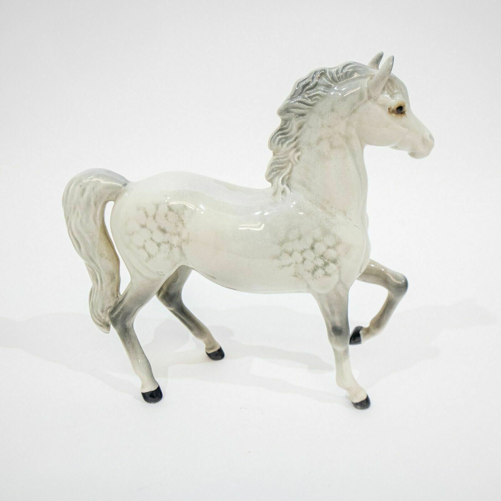Beswick Trotting Dapple Horse, Early 20th Century photo Art