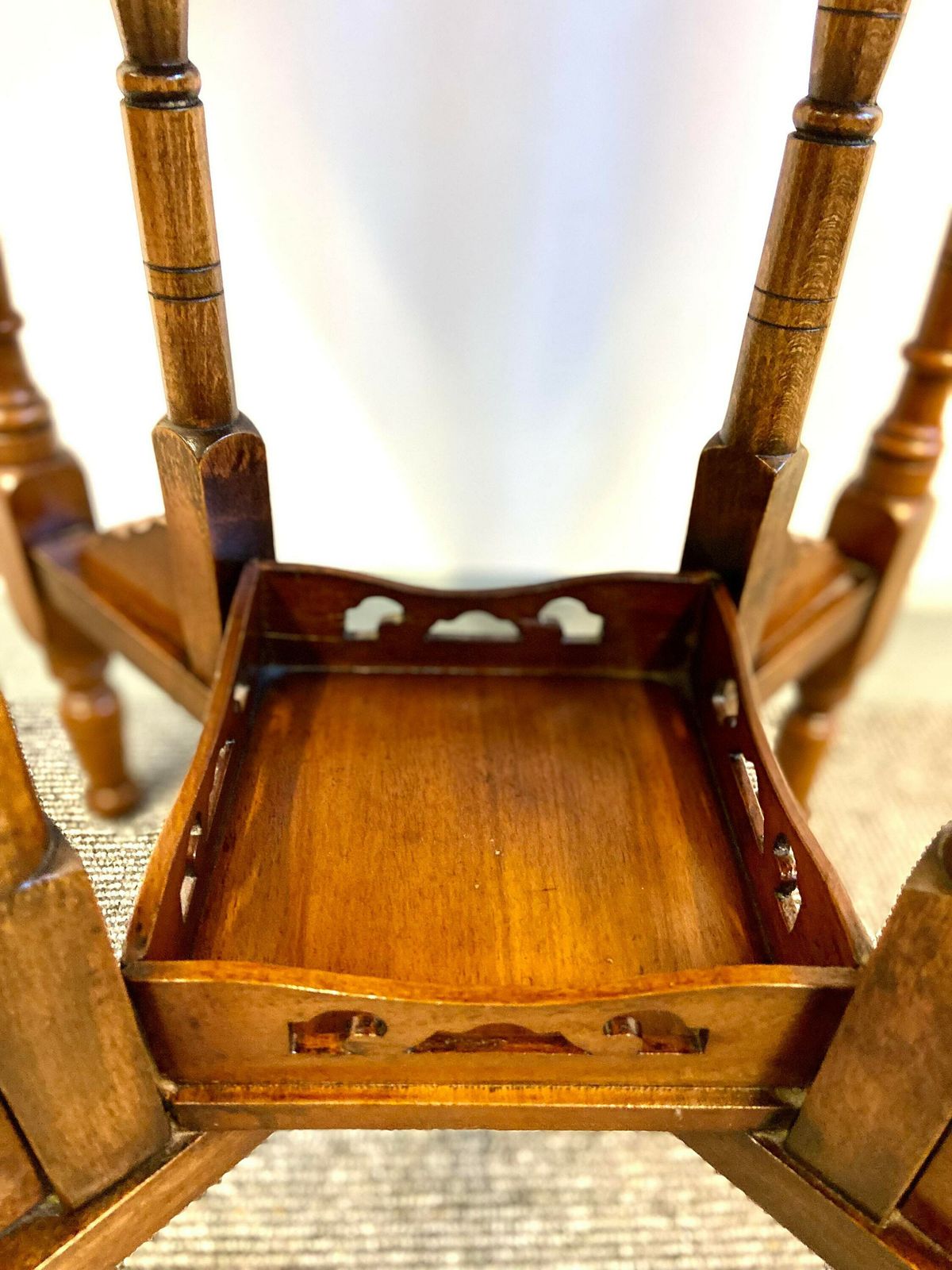 Antique Edwardian / Six Sided Top Occasional Table / Made In England C1910 / Free Delivery photo Furniture