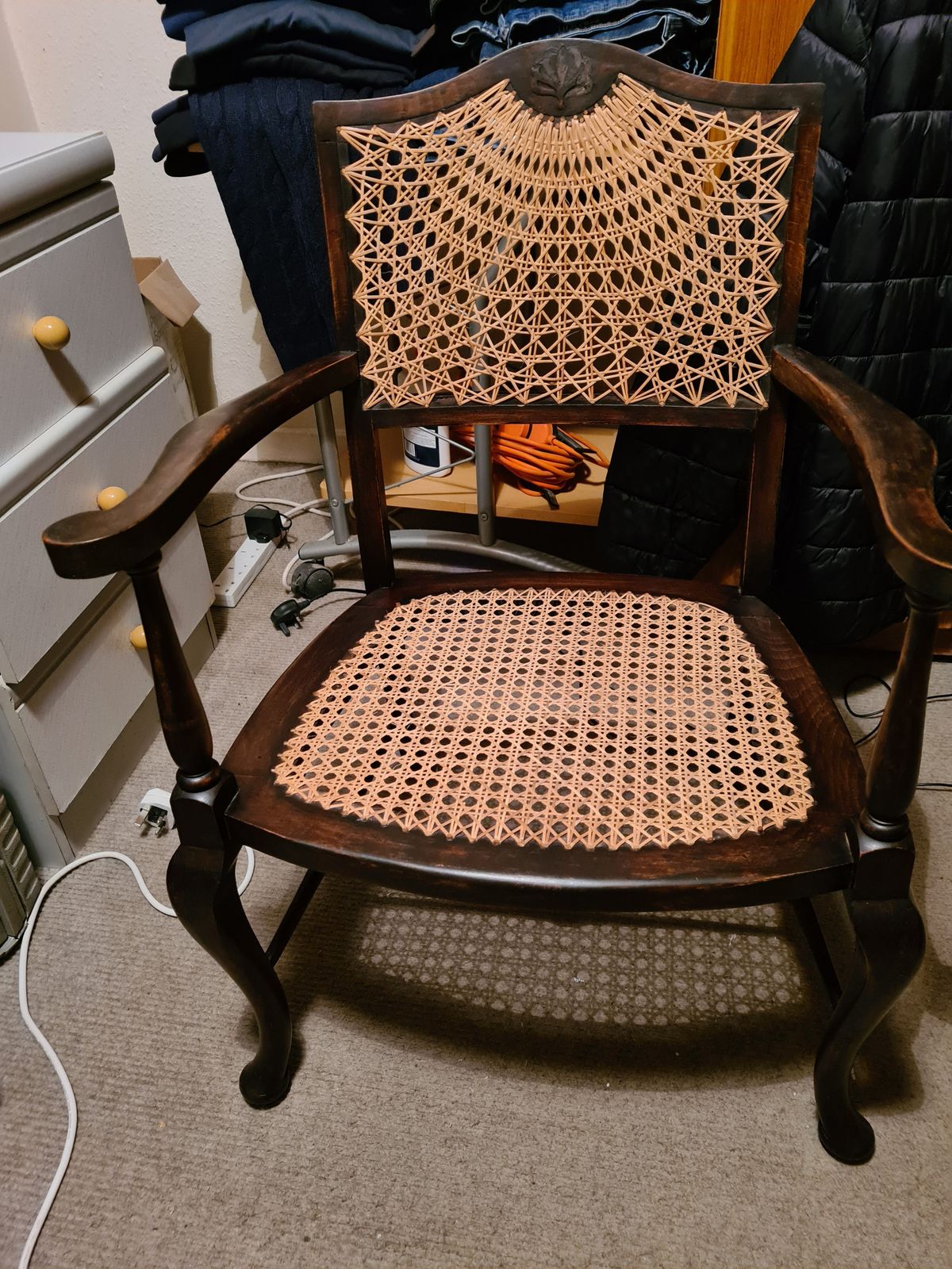 Vintage  French Bergere Chair photo Furniture