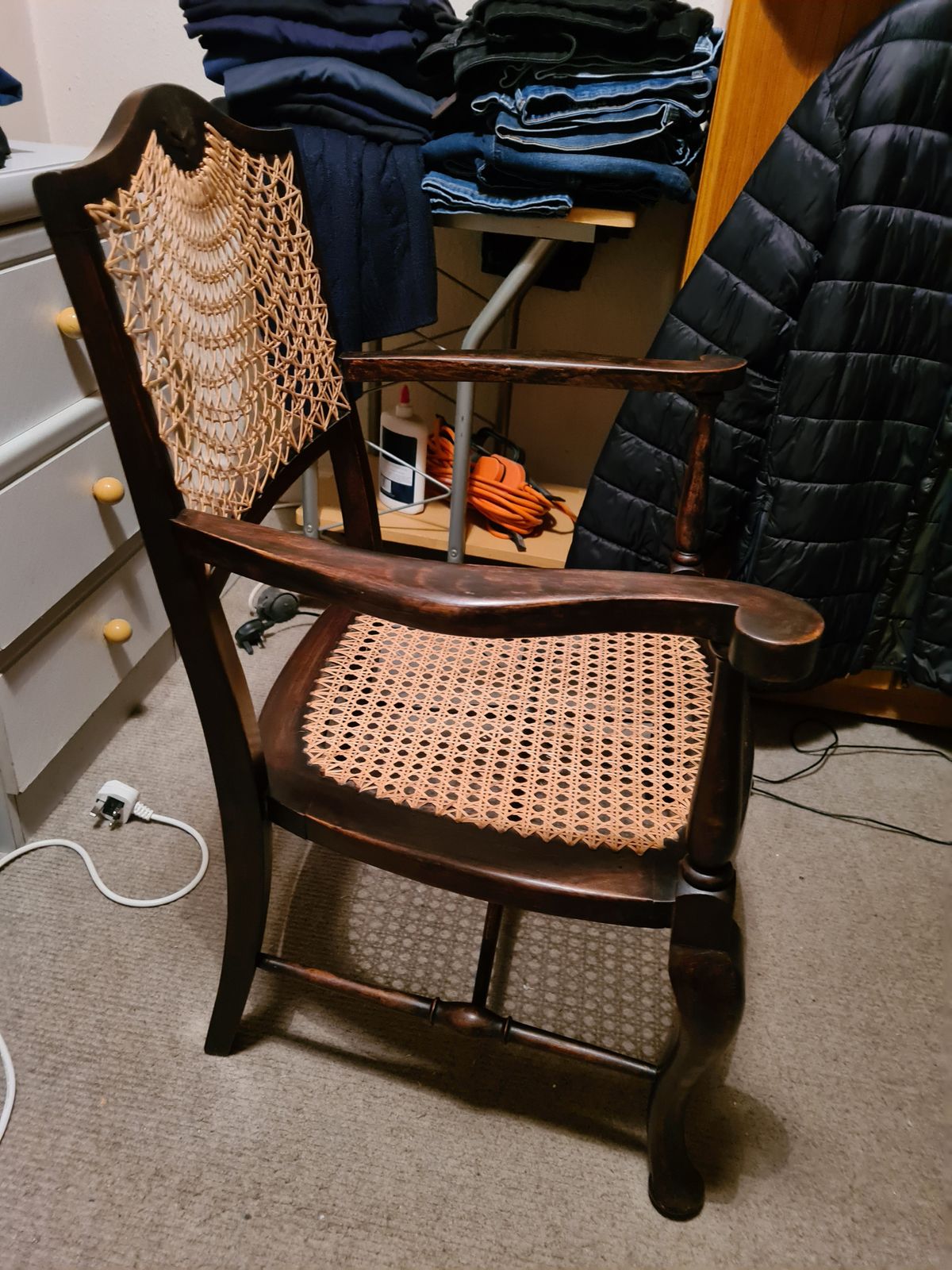 Vintage  French Bergere Chair photo vinterior