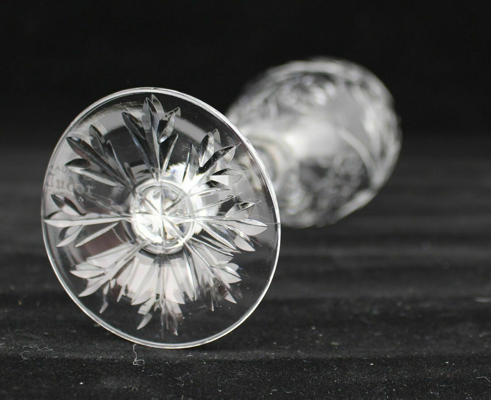 Set Of 8 Tudor Crystal "Catherine Of Aragon" Wine Glasses photo Home Decor