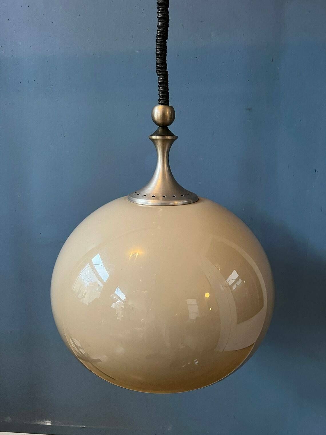 Mid Century Plexiglas Dijkstra Space Age Mushroom Hanglamp photo buy