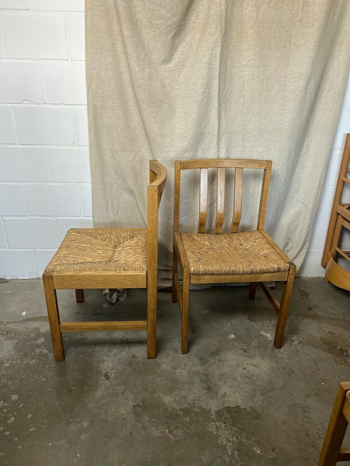 Vintage Dining Room Chairs With Wicker Seat photo Furniture