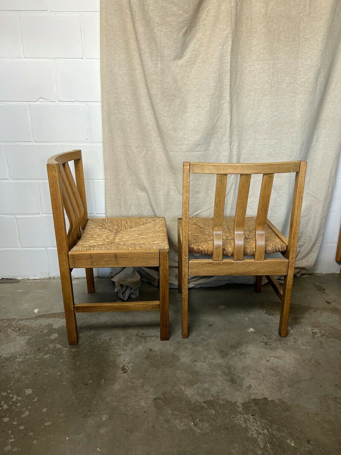 Vintage Dining Room Chairs With Wicker Seat photo 124.0