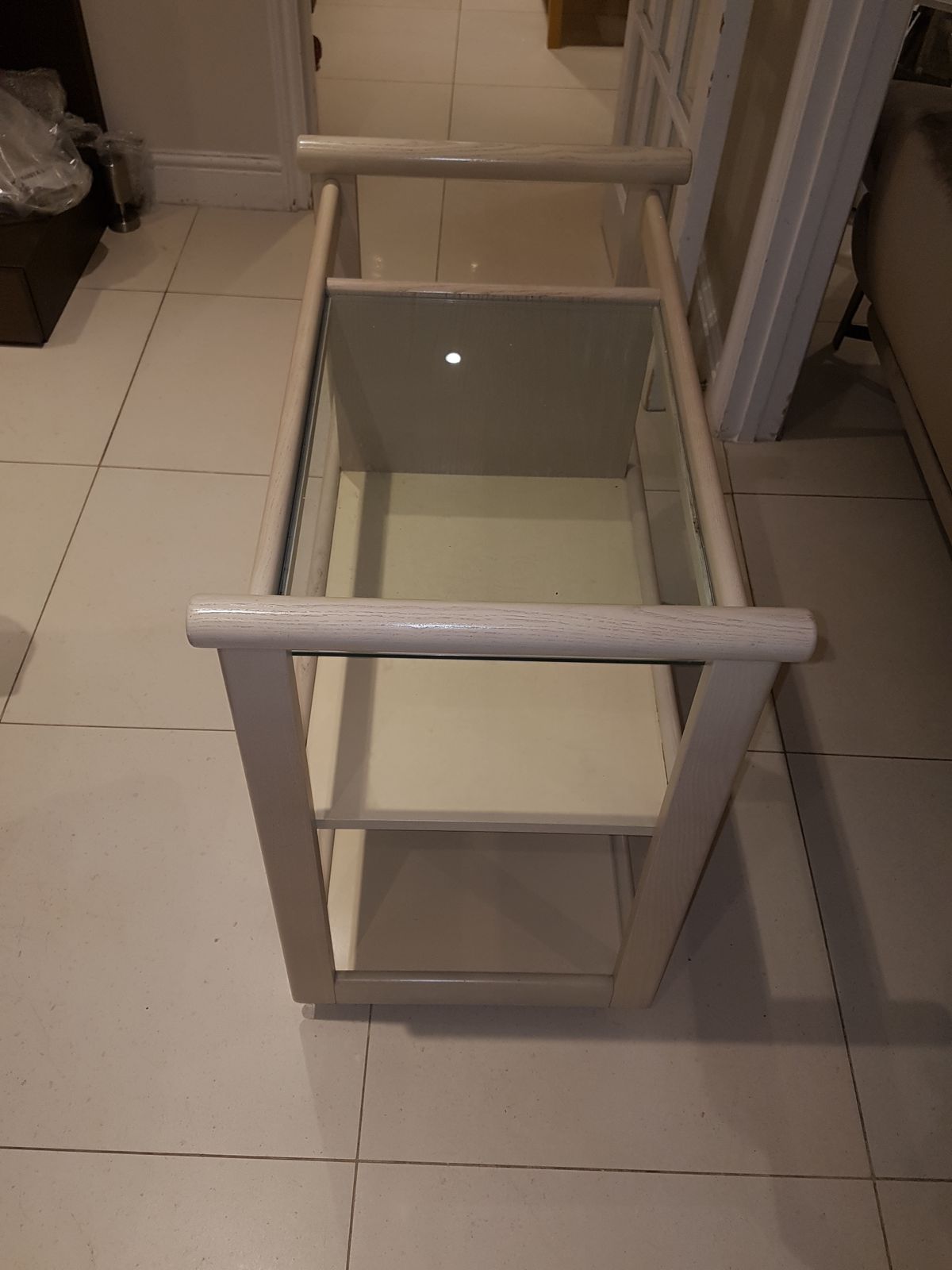 Stylish Wooden (Ash) Mid 20th Century Drinks Trolley photo furniture