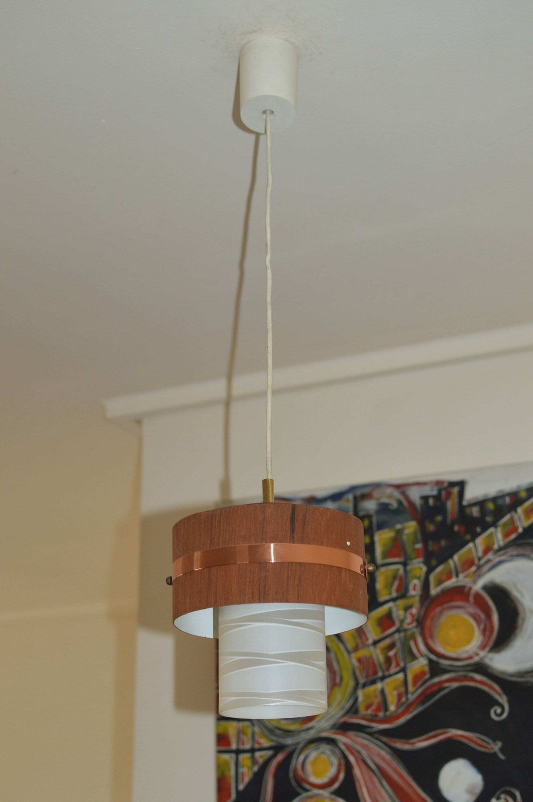 Lamp Space Age Atomic Ceiling Lamp. 1960/70 Mid Century Modernist Lamp. Nordic Lamp photo buy