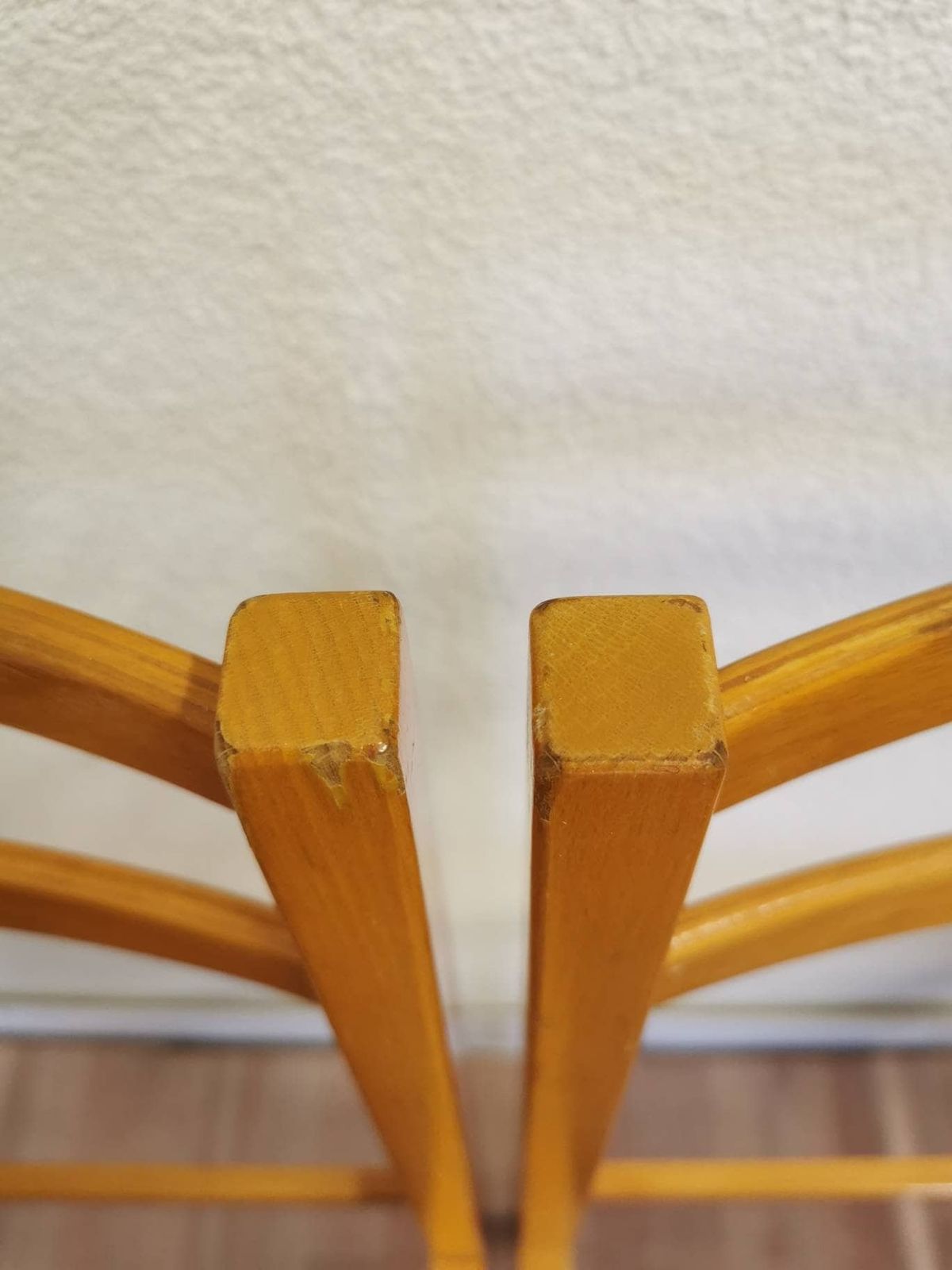 photo furniture Set Of 4 Vintage Wooden Dining Chairs / Designed By Branko Ursic For Stol Kamnik / 1970s, Yugoslavia / Model 2087 Minimalistic Scandinavian