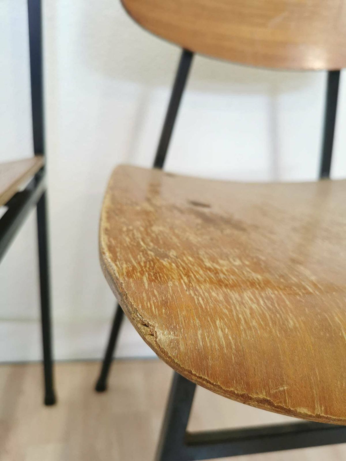 Set Of 4 Vintage Wooden Dining Chairs / Different Chairs By Stol Kamnik, 1970s, Yugoslavia / 70s / Dining Room / Industrial Home Decor photo Furniture