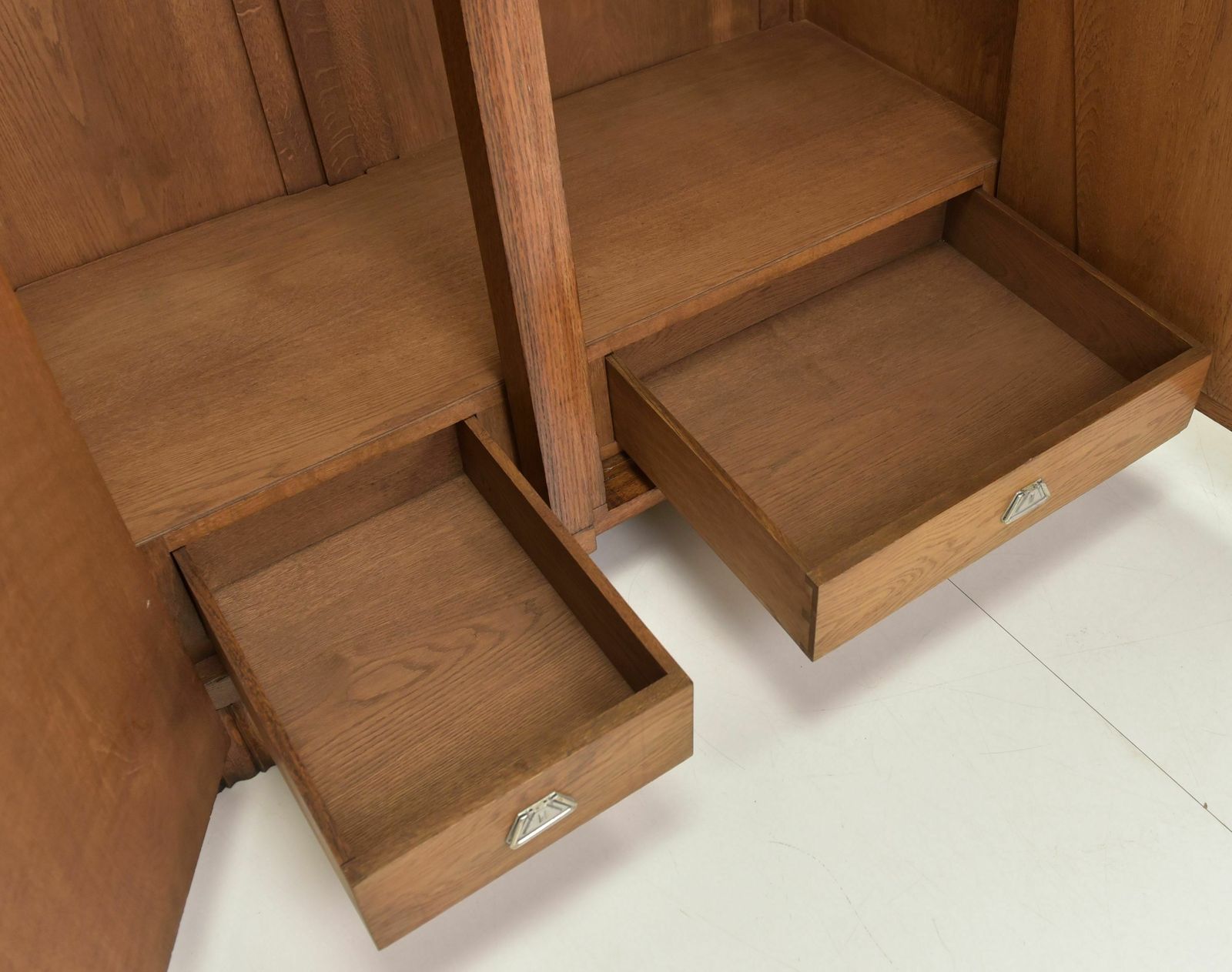 Antik! Wardrobe Restored Art Déco C. 1930 Oak Bedroom photo vinterior