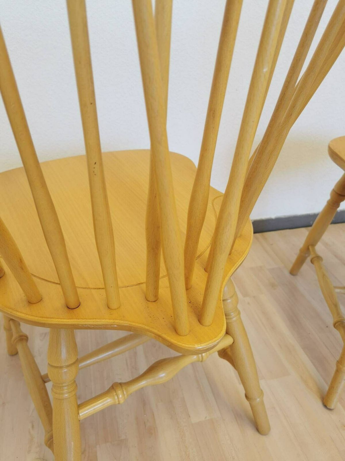 Set Of 2 Vintage Windsor Style Dining Chair photo vintage