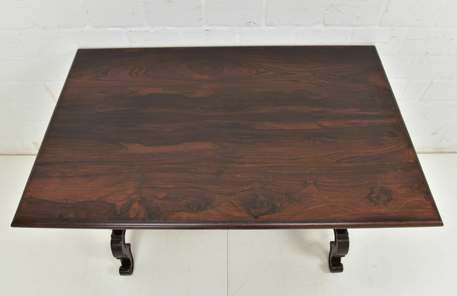 Antique! Small Desk / Side Table Restored Neo Rococo Around 1890 Rosewood photo for sale