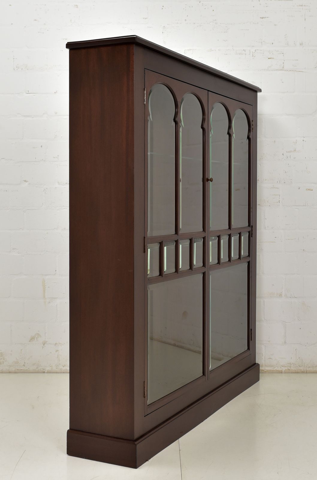 Furniture Display Cabinet Art Nouveau Mahogany Reproduction Style Furniture Display Cabinet Bar Cabinet photo