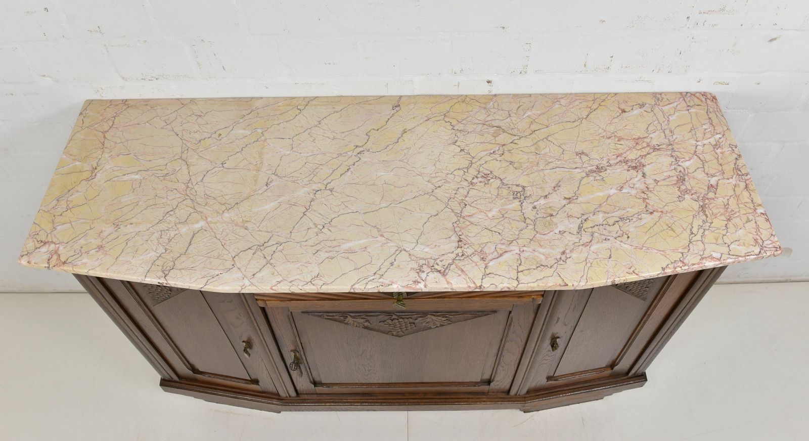 Antique! Sideboard Restored Art Deco Around 1925 Oak Chest Of Drawers Sideboard photo buy