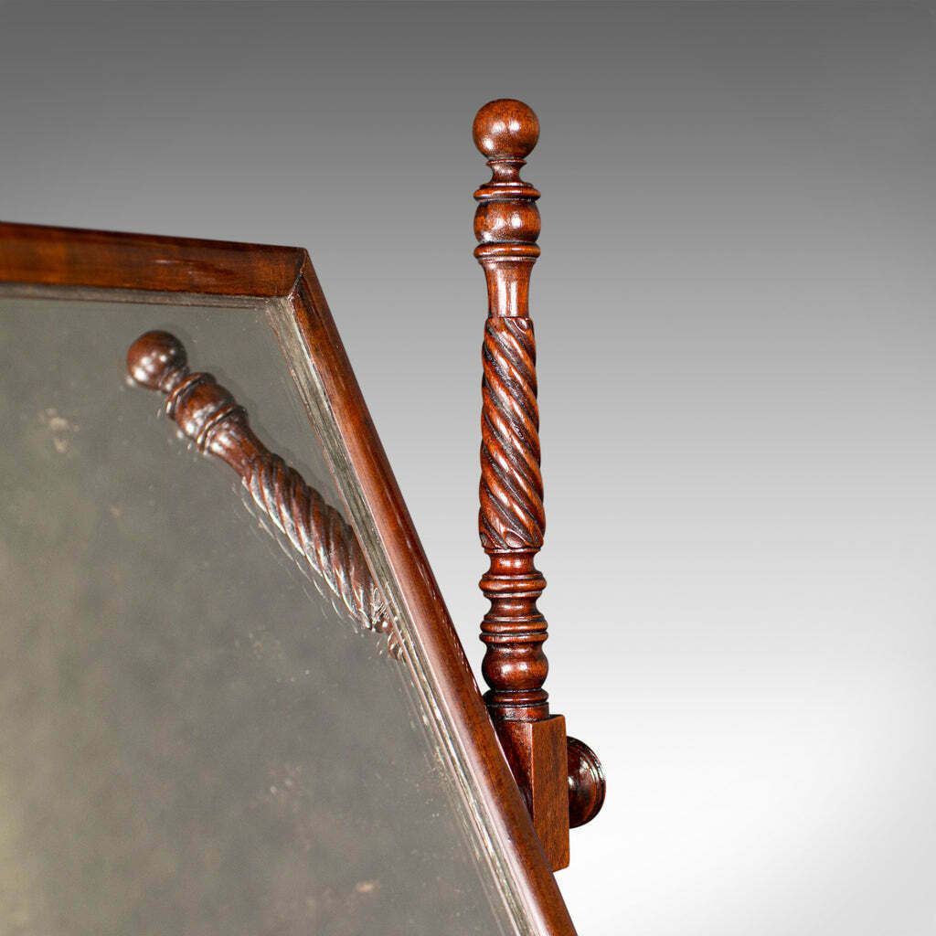 Antique Dressing Mirror, English, Tabletop, Bedroom, Early Victorian, Circa 1850 photo buy