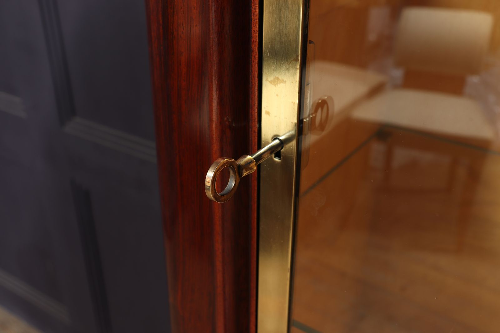 French Art Deco Display Cabinet In Rosewood photo Furniture