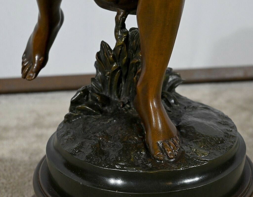 photo vinterior Important Sculpture En Régule, “La Patrie” By Ferville Suan – End 19th