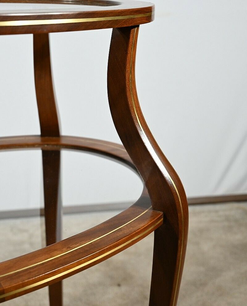 photo furniture Serving Table In Solid Mahogany, Louis XV / Louis XVI Transition Style – 2nd Part 19th