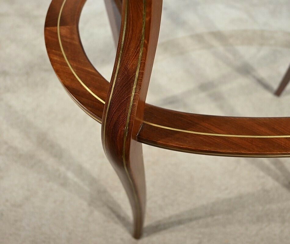 1578.2258069499999 Serving Table In Solid Mahogany, Louis XV / Louis XVI Transition Style – 2nd Part 19th photo