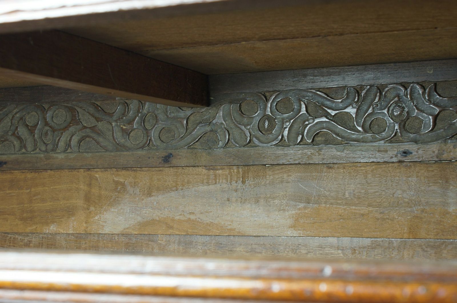 photo for sale 17th Century Moulded Oak Chest Of Drawers.