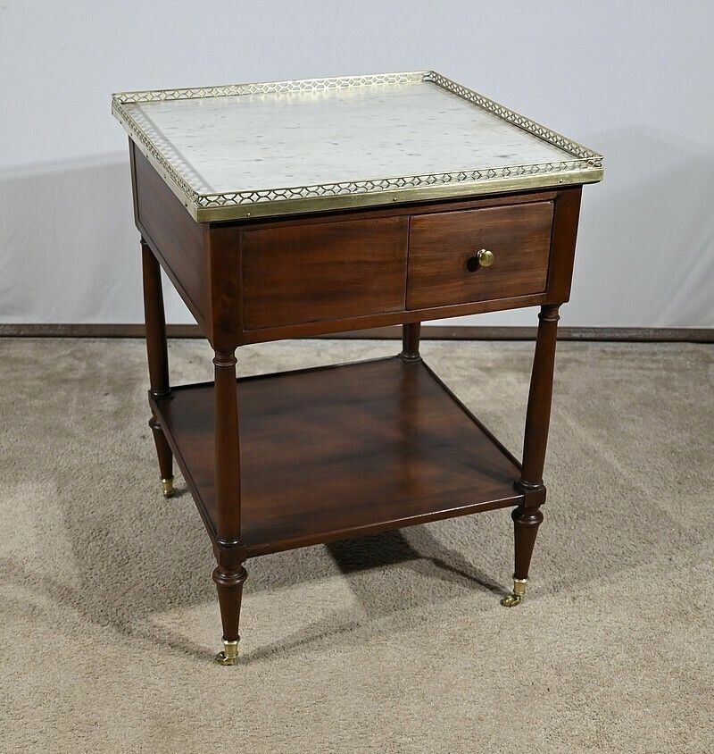 photo for sale Pair Of Mahogany Living Room Tables, Louis XVI – 18th Century