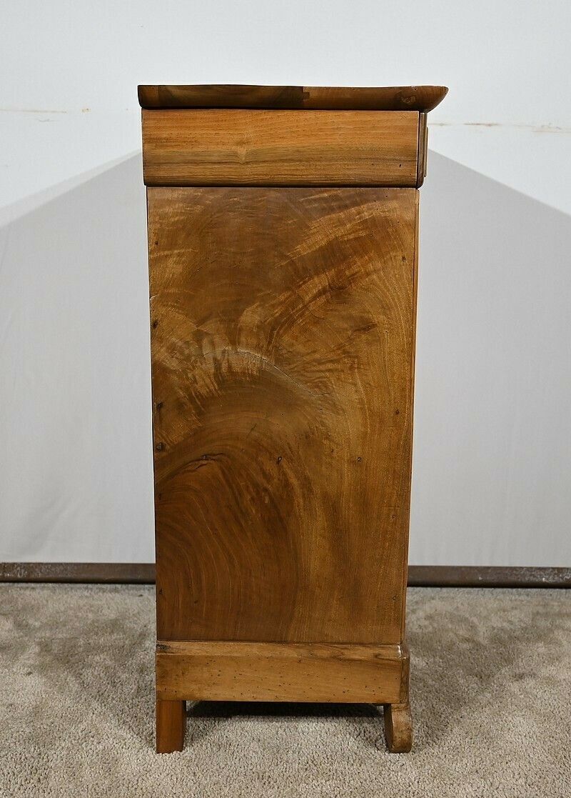 1071.53225843 Solid Walnut Bedside Table – Late 19th Century photo