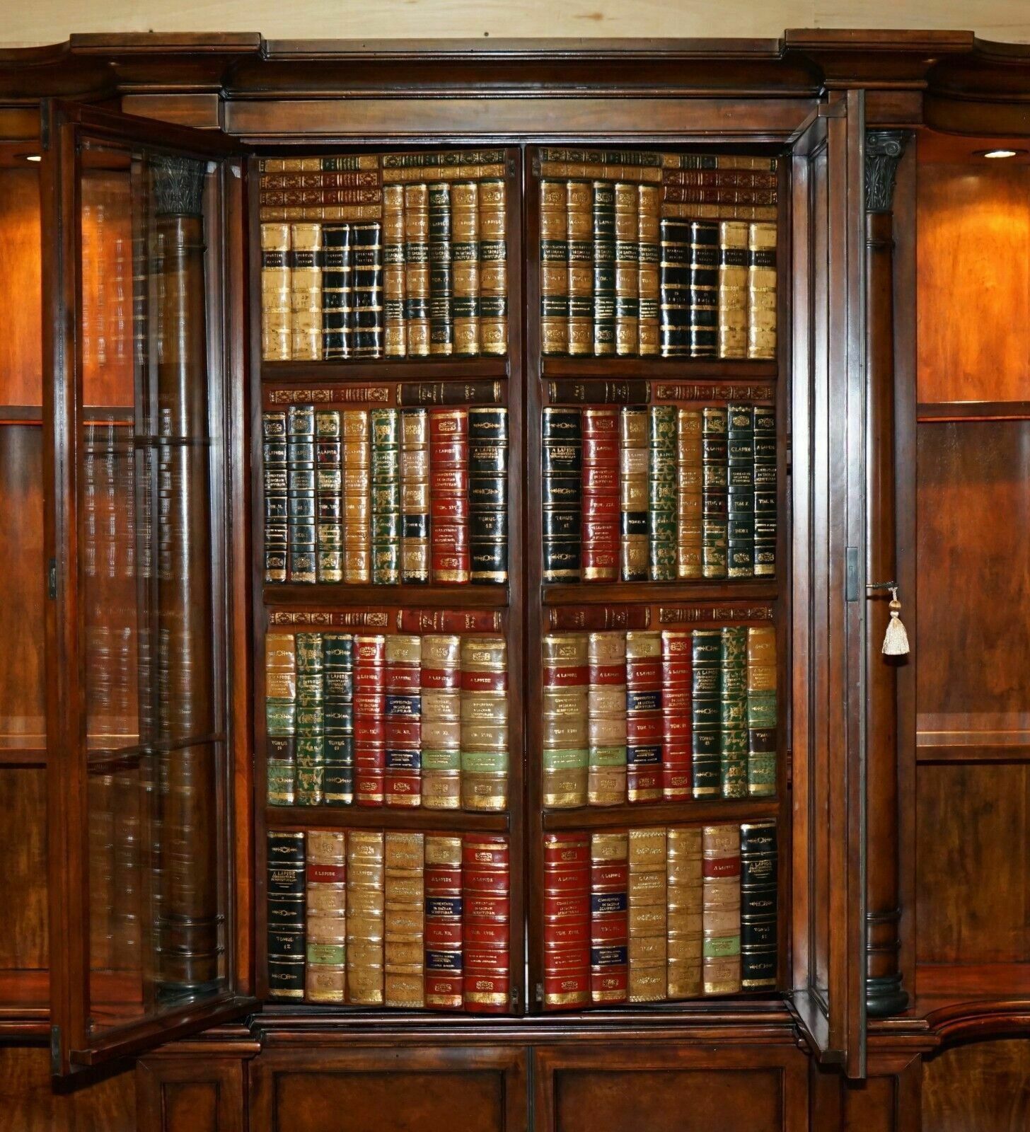 photo for sale Finetheodore Alexander Faux Book Laurel Burl Open Library Bookcase