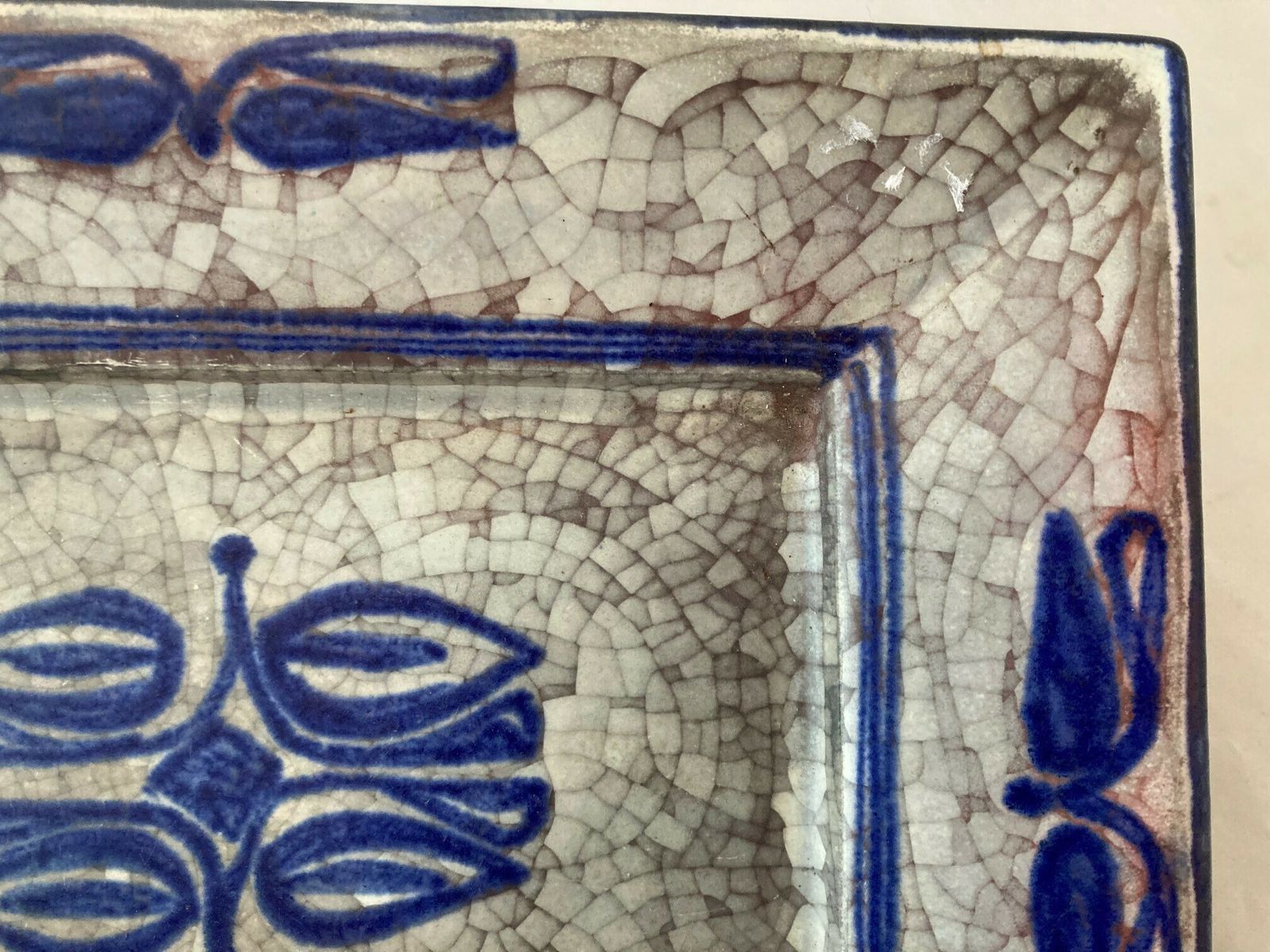 Michael Andersen/Marianne Starck Denmark Persia Glaze 60's Oblong Tray photo 75.0