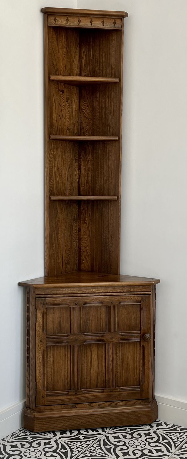 Ercol Corner Unit From Their Golden Dawn Range photo vintage