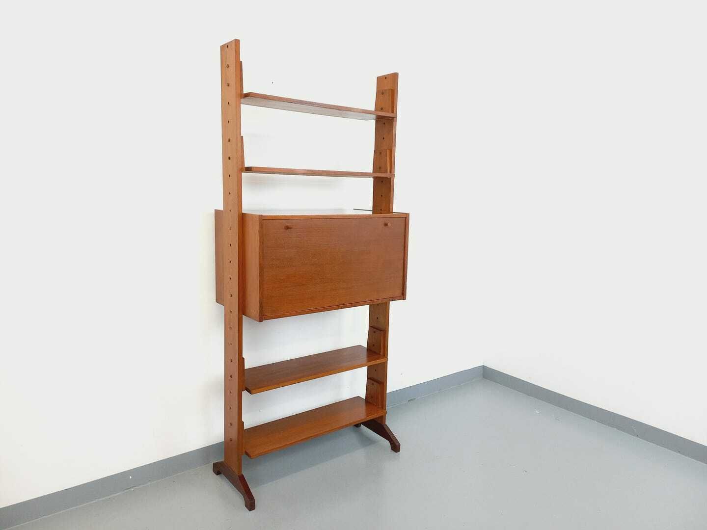 Modular Teak Bookcase, 1960s, Vintage