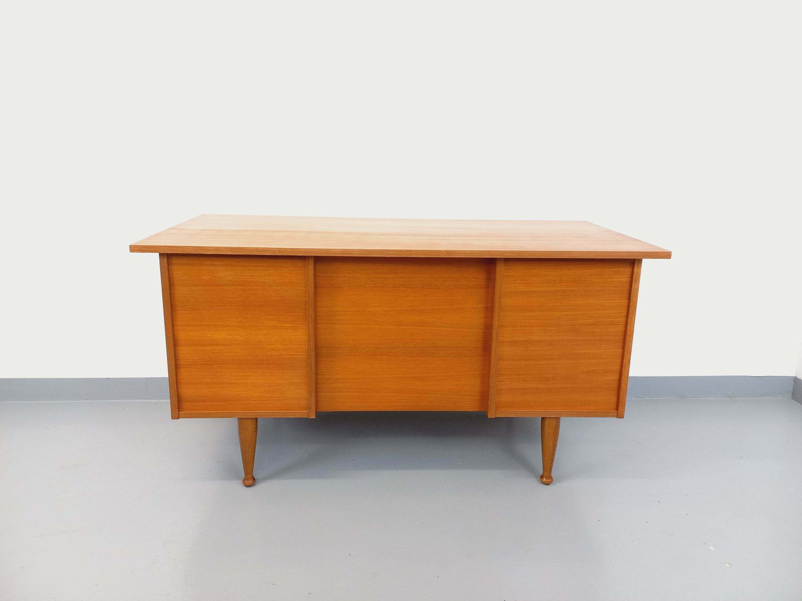 photo vinterior Bureau scandinave en teck, années 1960, vintage