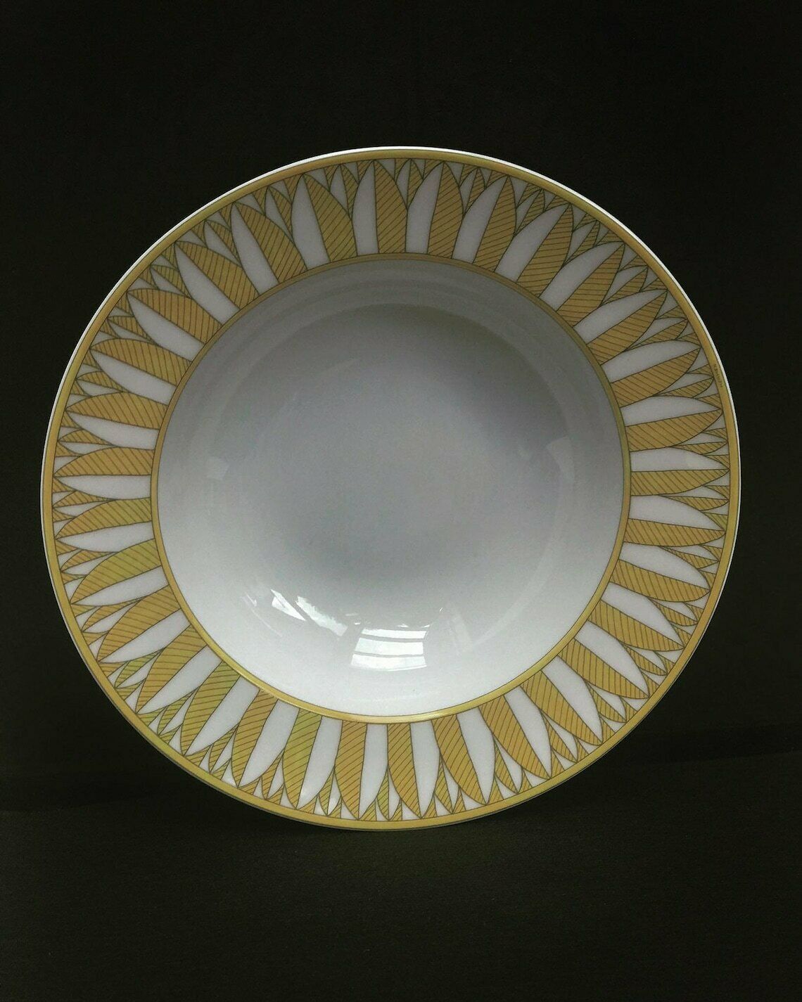 Hermes Plates Set Of 2 Soleil D Hermes Pasta/Soup /Risotto Plate Dish Signed Wedding Gift Yellow Table Luxury Gift Wedding Gift