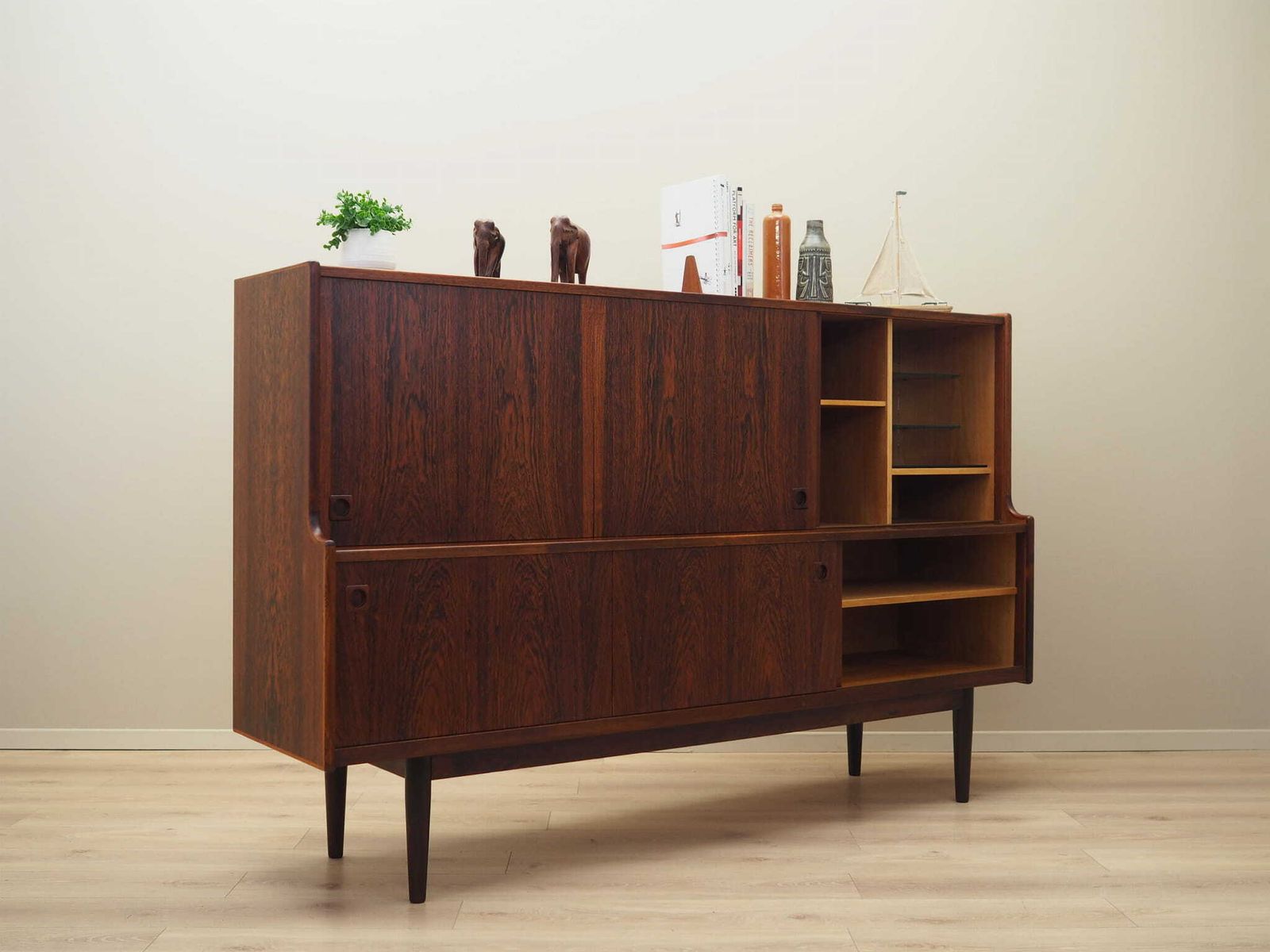 Vintage Highboard, Danish Design, 1960s, Designer: Johannes Andersen, Manufacture: Skaaning Furniture photo vinterior