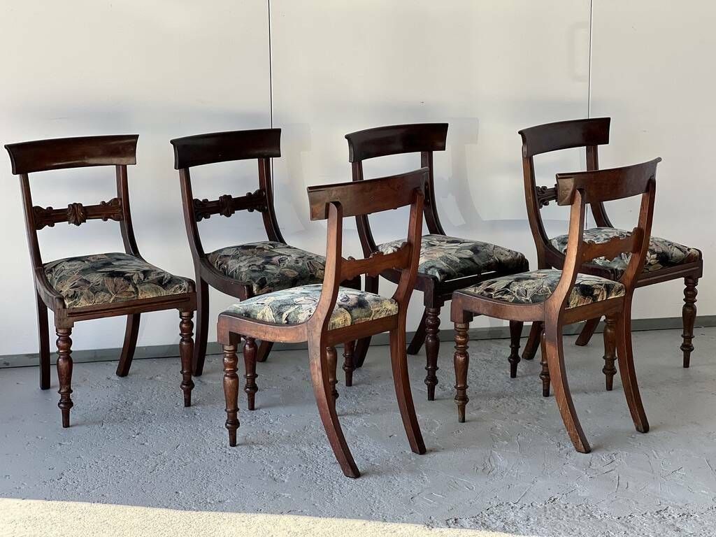 Mahogany Dining Room Set, Work In English 19th Century photo buy