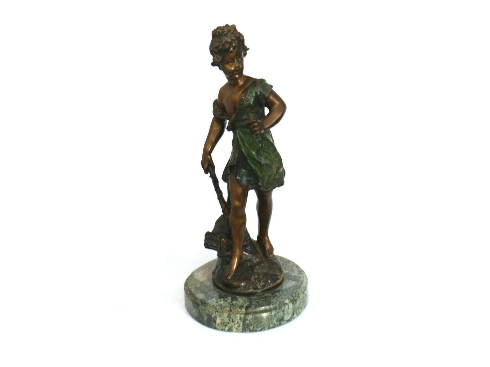 After Auguste Moreau (1834 1917) Bronze Of Cupid