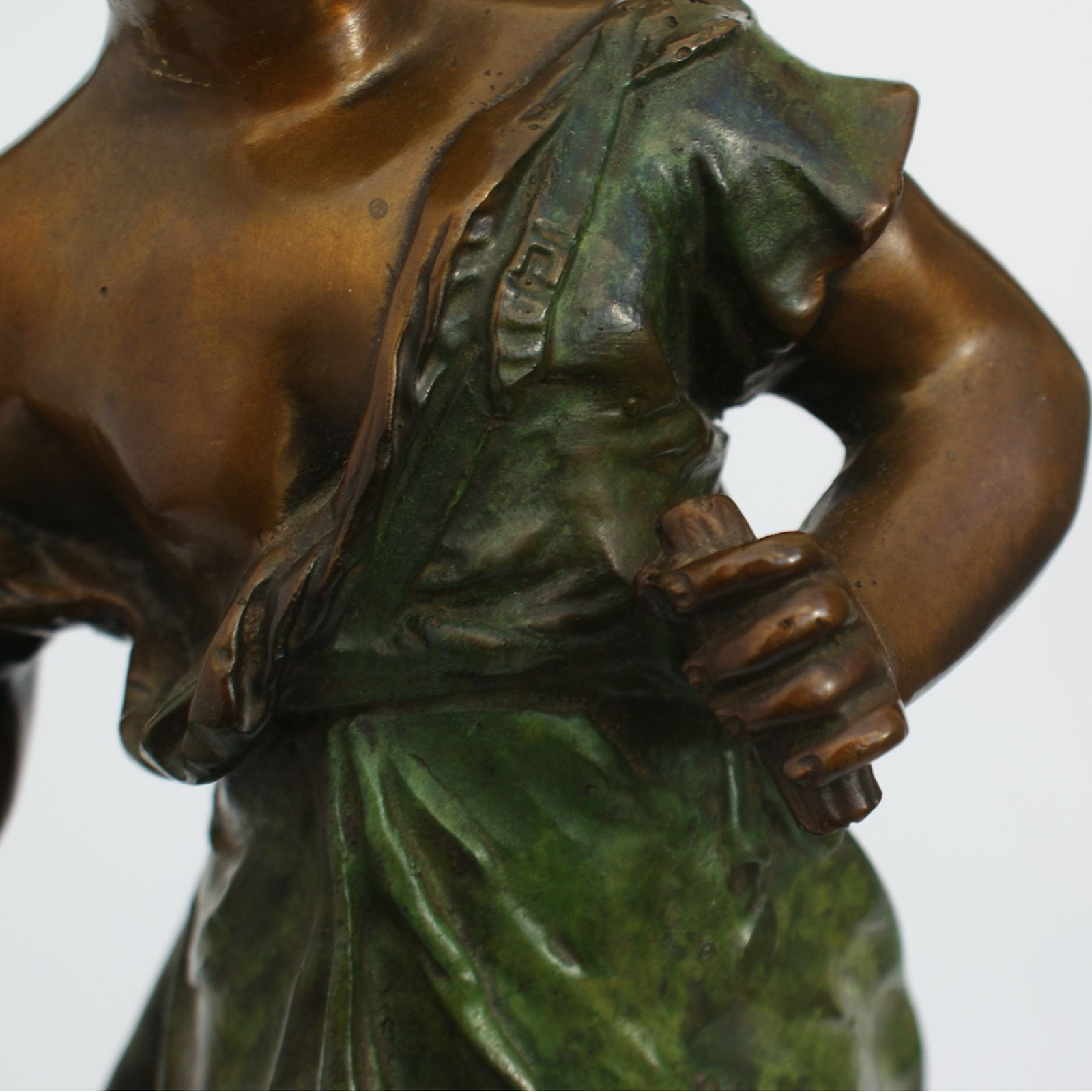 After Auguste Moreau (1834 1917) Bronze Of Cupid photo furniture