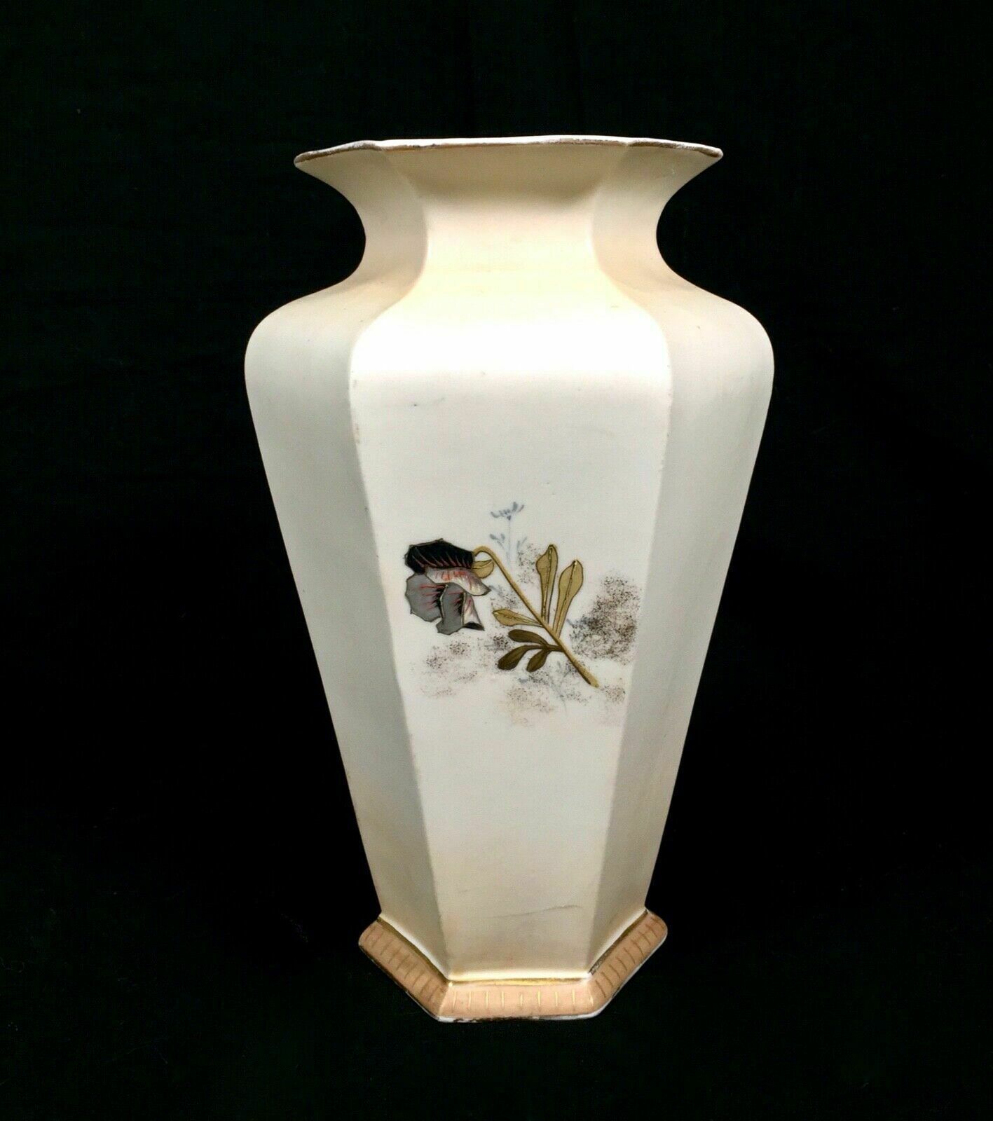Pair Of Antique Robert Hanke Vases Austrian Art / Floral Decoration / C.1900 photo Home Decor
