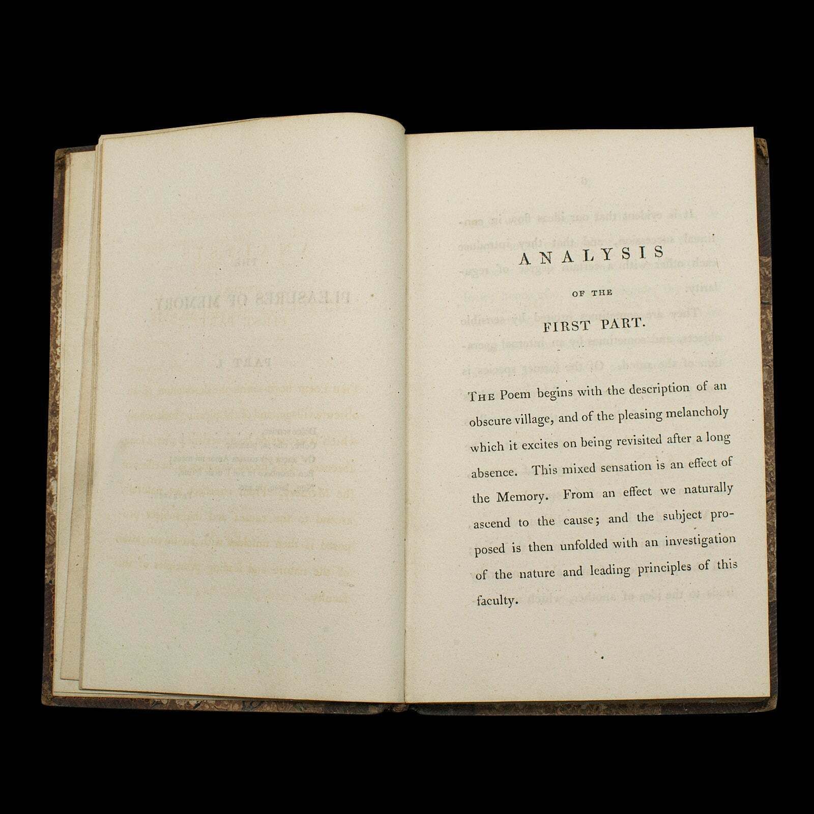 Antique Poetry Book, Pleasures Of Memory, Samuel Rogers, English, Georgian, 1803 photo 195.0