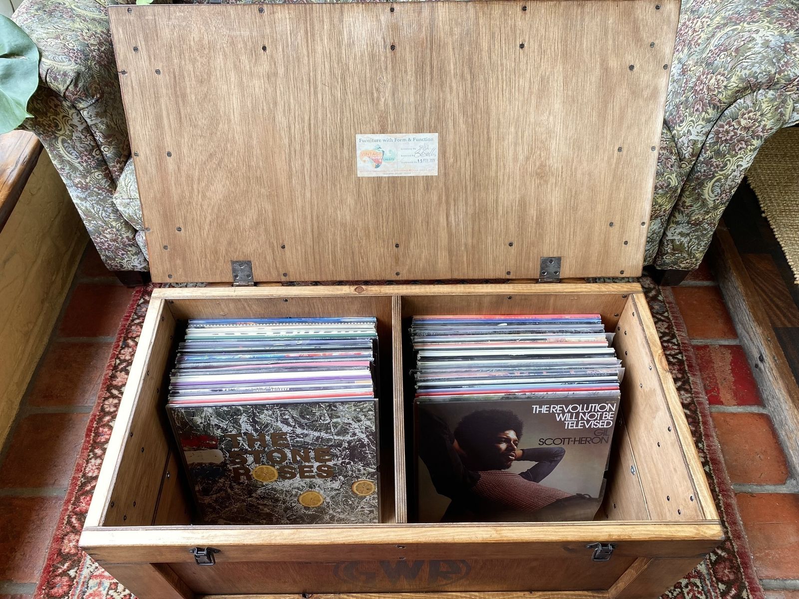 Wooden Trunk Chest For Vinyl Record Collection | Handmade To Order | Customisable photo for sale