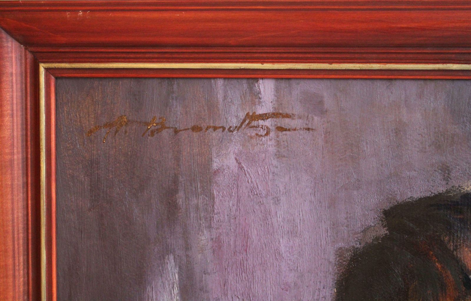 Alfejs Bromults Morning. Women's Act. 1959. Oil On Cardboard photo for sale